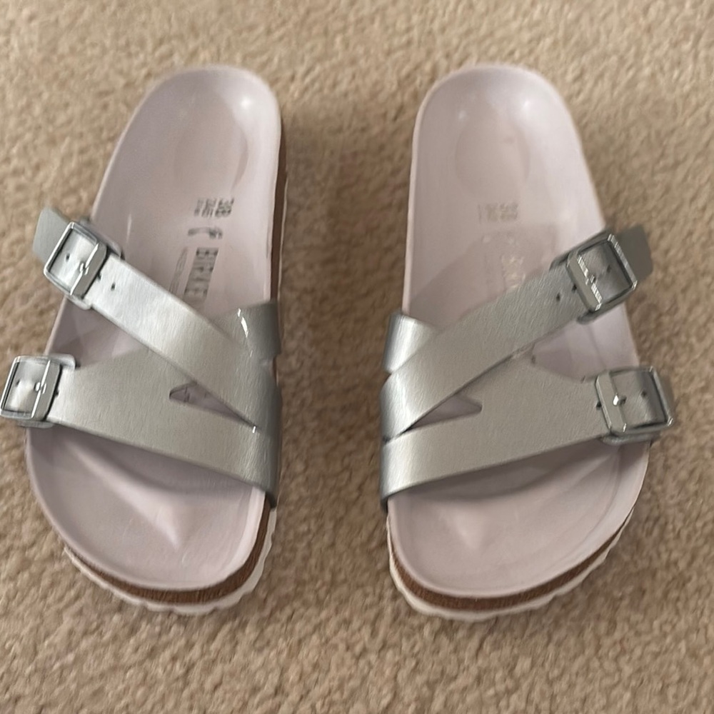 Birkenstock Silver Sandals
